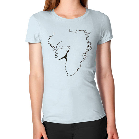 Women's T-Shirt Light blue - dipi