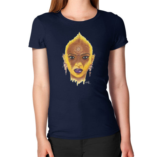 Women's T-Shirt Navy - dipi
