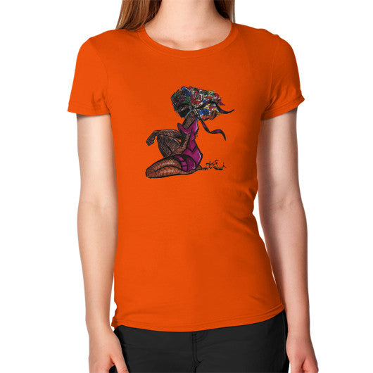 Women's T-Shirt Orange - dipi