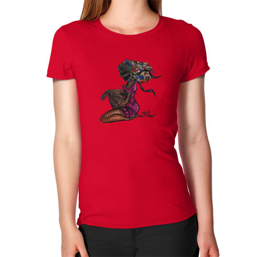 Women's T-Shirt Red - dipi