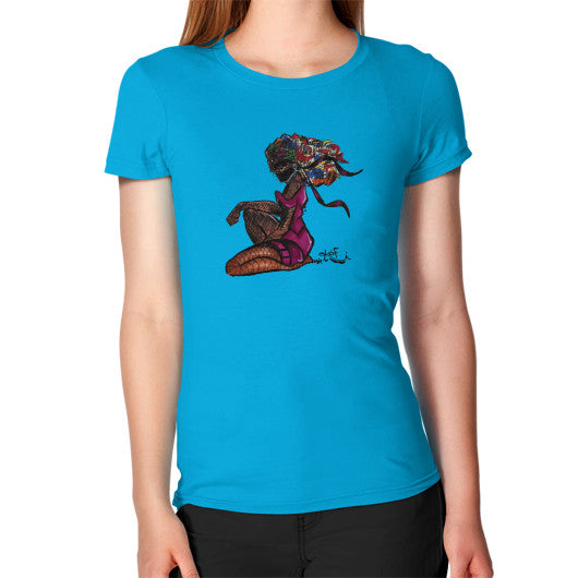 Women's T-Shirt Teal - dipi