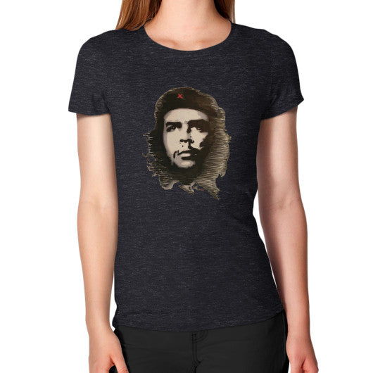 Women's T-Shirt Tri-Blend Black - dipi