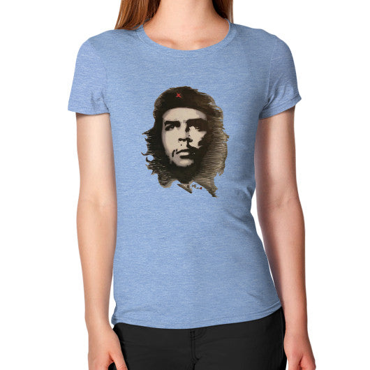 Women's T-Shirt Tri-Blend Blue - dipi