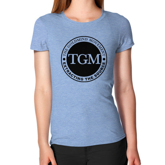 Women's T-Shirt Tri-Blend Blue dipi
