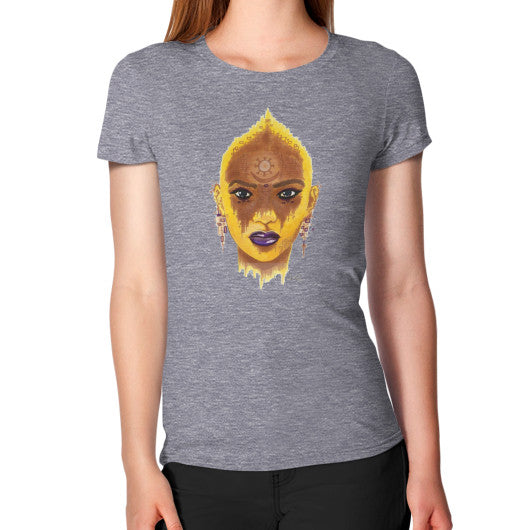 Women's T-Shirt Tri-Blend Grey - dipi