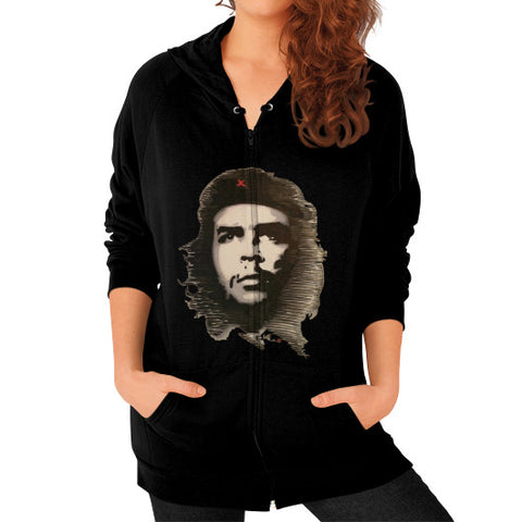 Zip Hoodie (on woman) Black - dipi