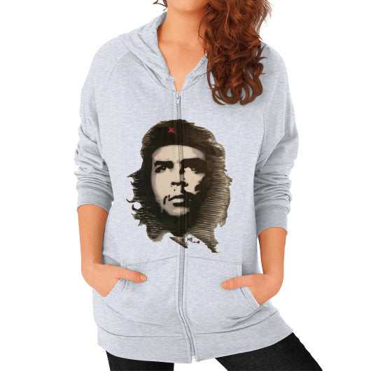 Zip Hoodie (on woman) Heather grey - dipi