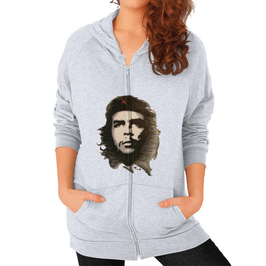 Zip Hoodie (on woman) Heather grey - dipi
