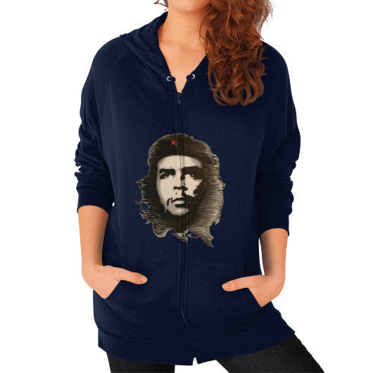 Zip Hoodie (on woman) Navy - dipi